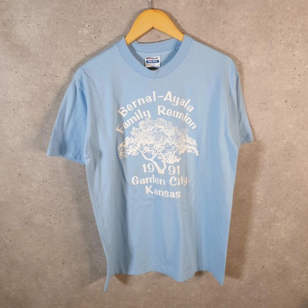 Gildan Sky Blue Family Reunion Tee